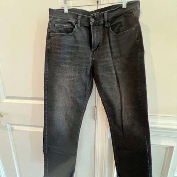 Mens Lucky 221 Straight Black Denim Jean 32 x 30 - Picture 2 of 12